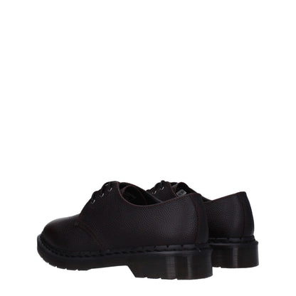Purple Leather Oxfords And Derbies
