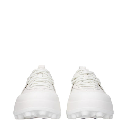 White Leather Sneakers