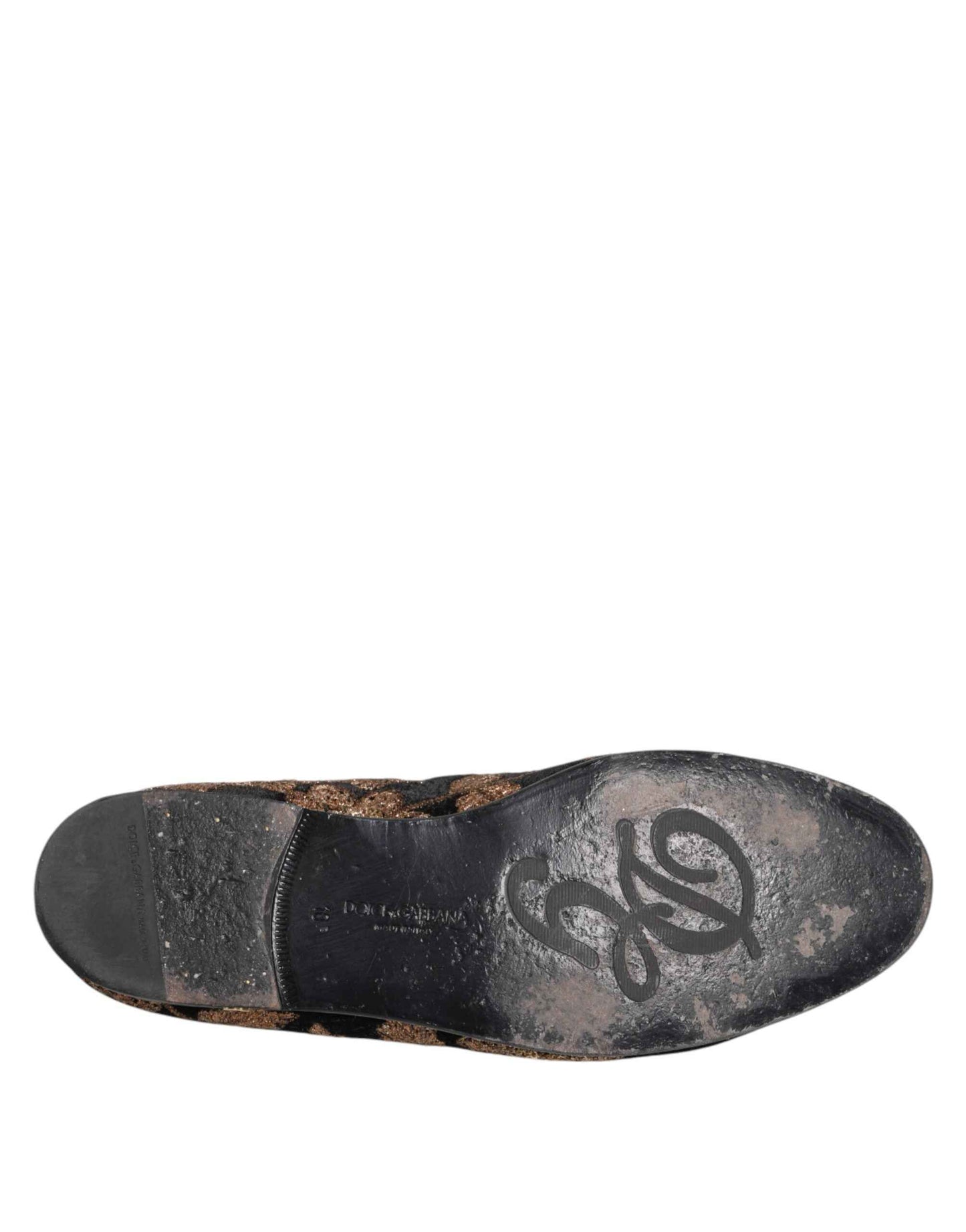 Black Floral Embroidery Men Loafers Shoes