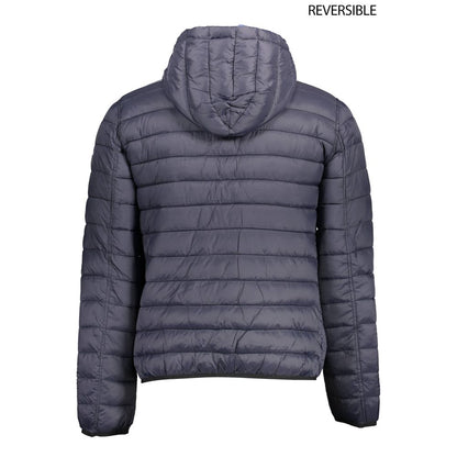Blue Nylon Men's Jacket