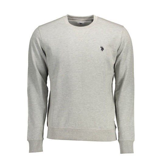 Gray Cotton Men's Sweatshirt