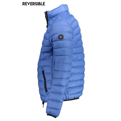 Blue Nylon Men's Jacket