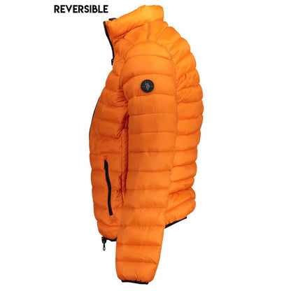 Orange Nylon Men's Jacket