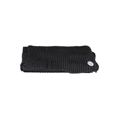 Black Cotton Men Scarf