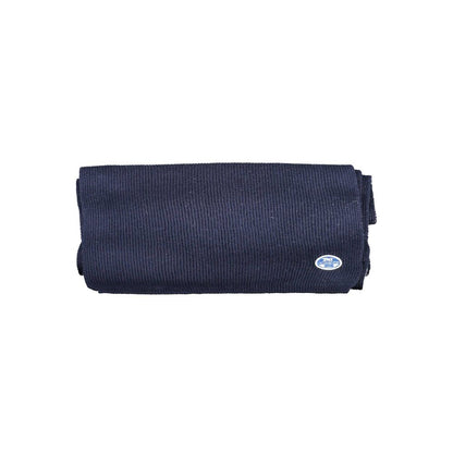 Blue Cotton Men Scarf
