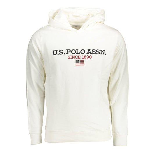 White Cotton Men's Sweatshirt