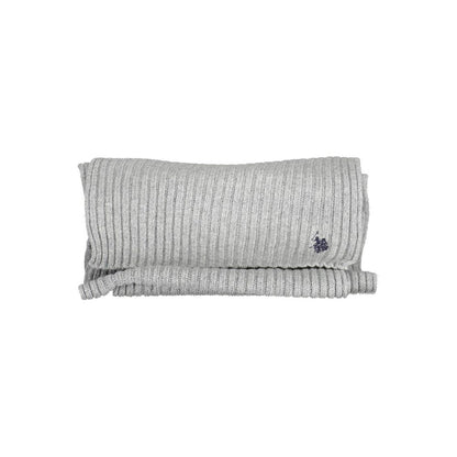 Gray Wool Men's Scarf
