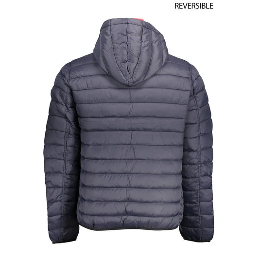 Blue Nylon Men's Jacket