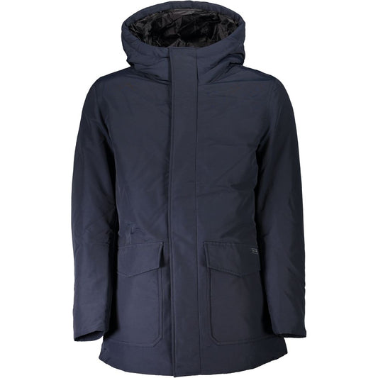Blue Cotton Men's Jacket