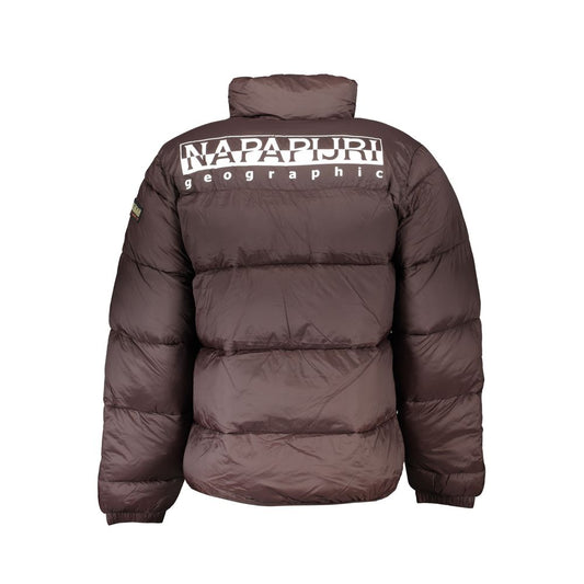Marrone Poliammide Men's Jacket