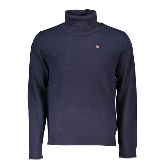 Blue Tessuto Men Sweater