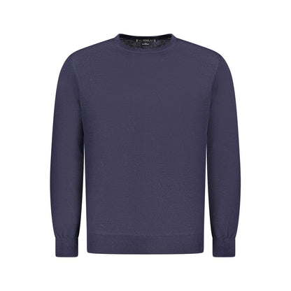 Blue Wool Men's Sweater