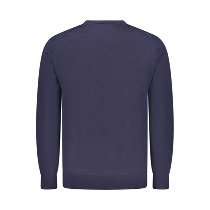 Blue Wool Men's Sweater