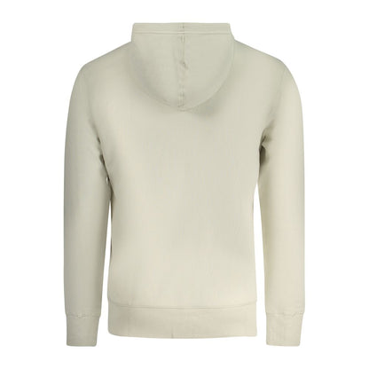 Beige Cotton Men's Hoodie
