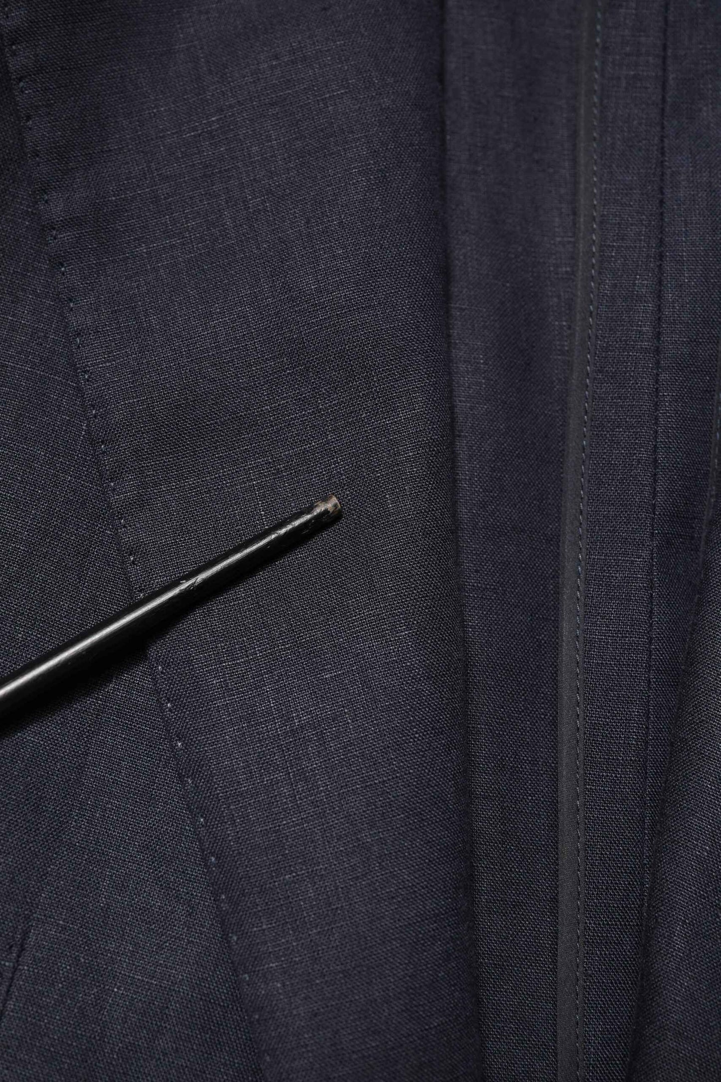 Dark Blue Single Breasted Men Suit Blazer