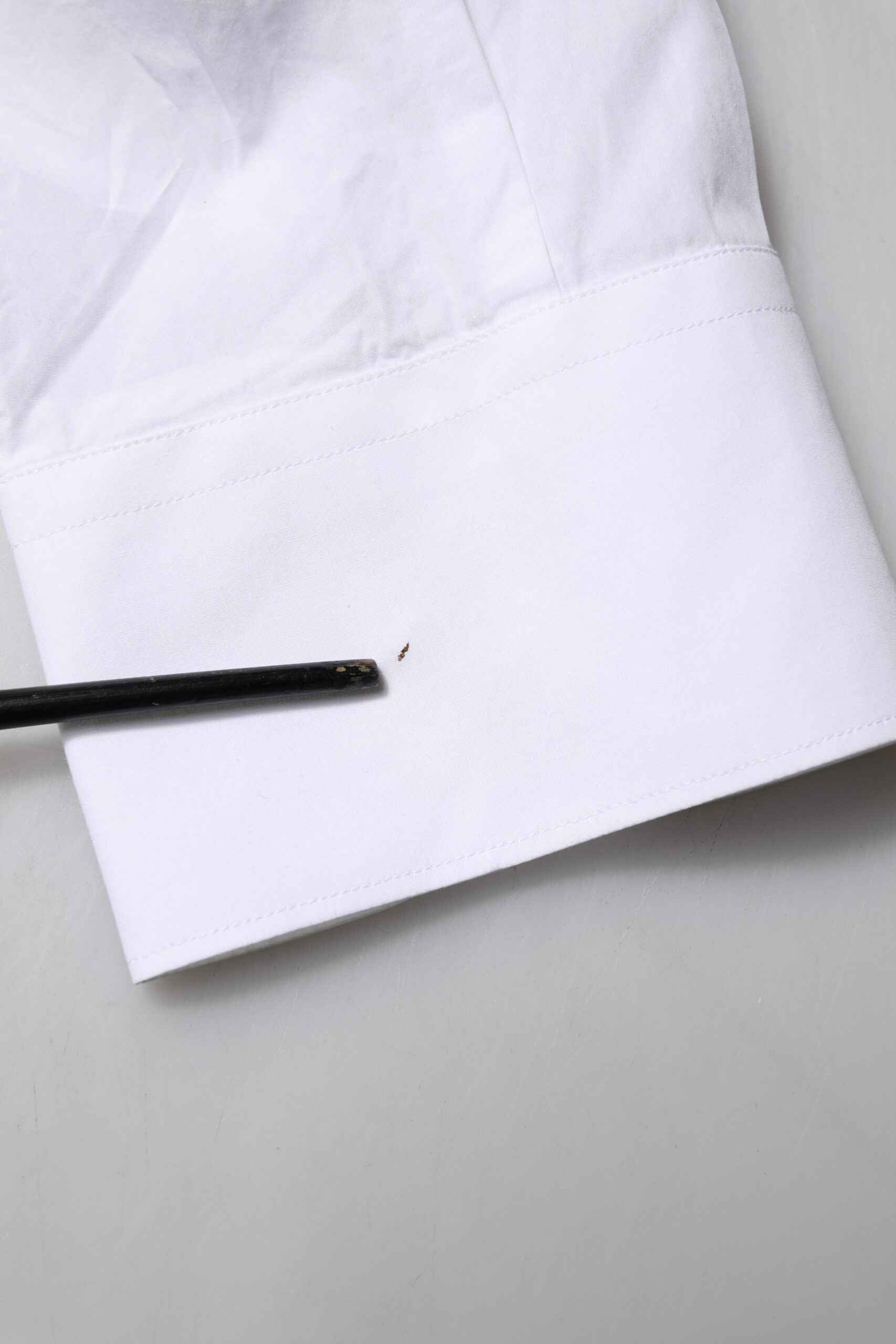 White Bib Cotton Poplin GOLD Men Formal Shirt