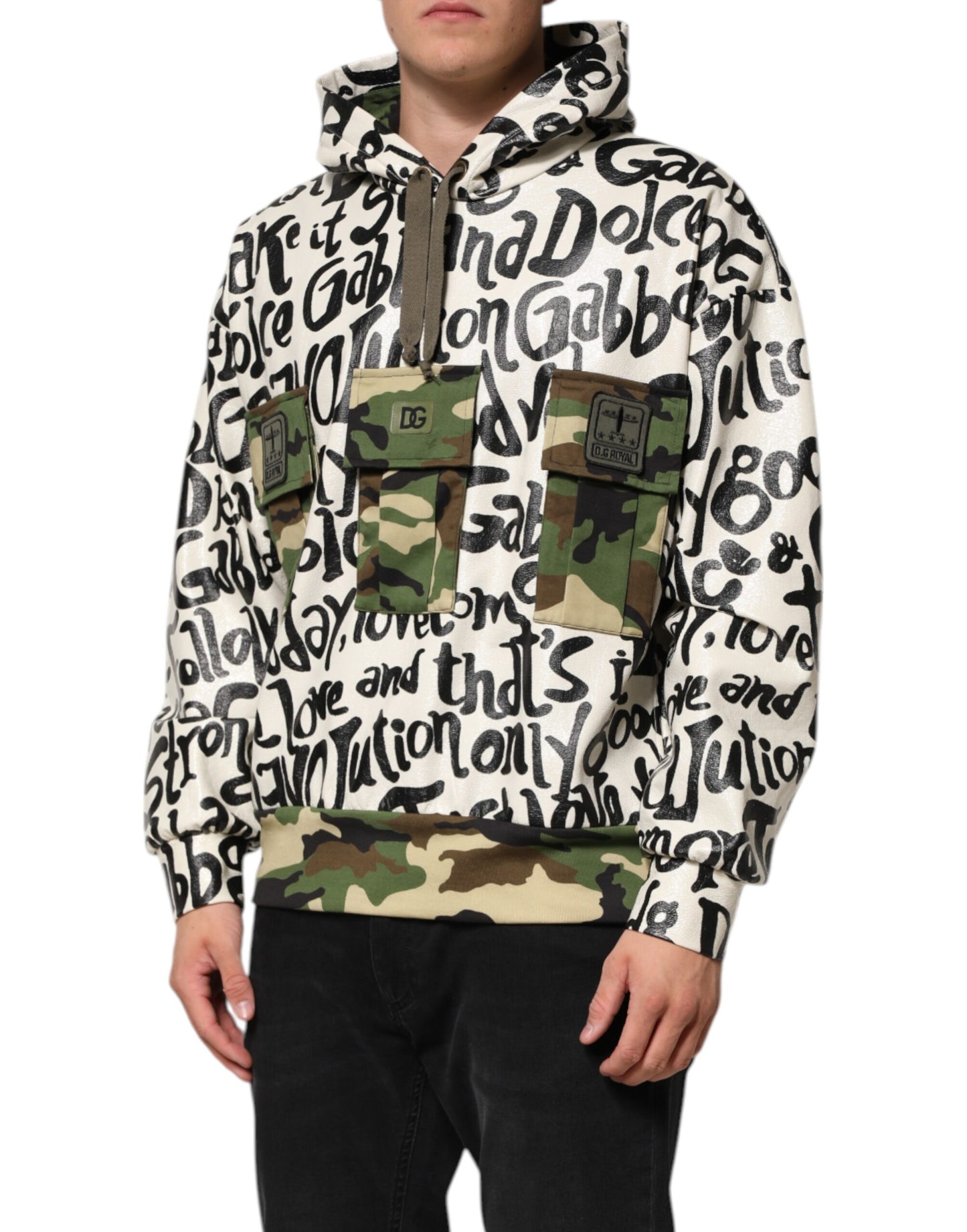 Multicolor Hooded DGMania Sweatshirt Sweater