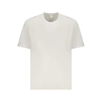 White Cotton Mens T-Shirt