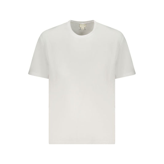 White Cotton Mens T-Shirt