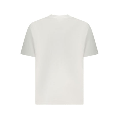 White Cotton Mens T-Shirt