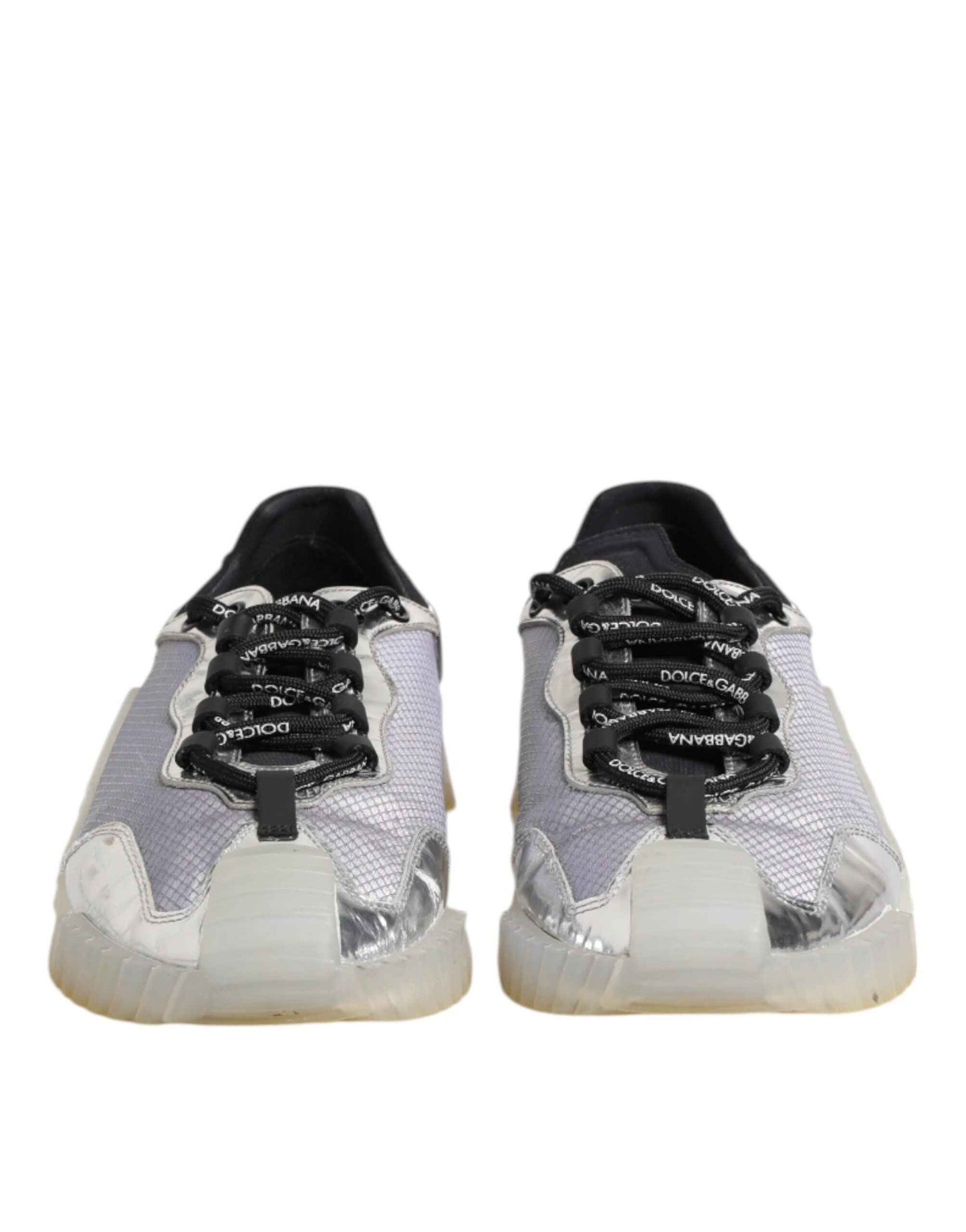 Black Silver NS1 Men Low Top Sneakers Shoes
