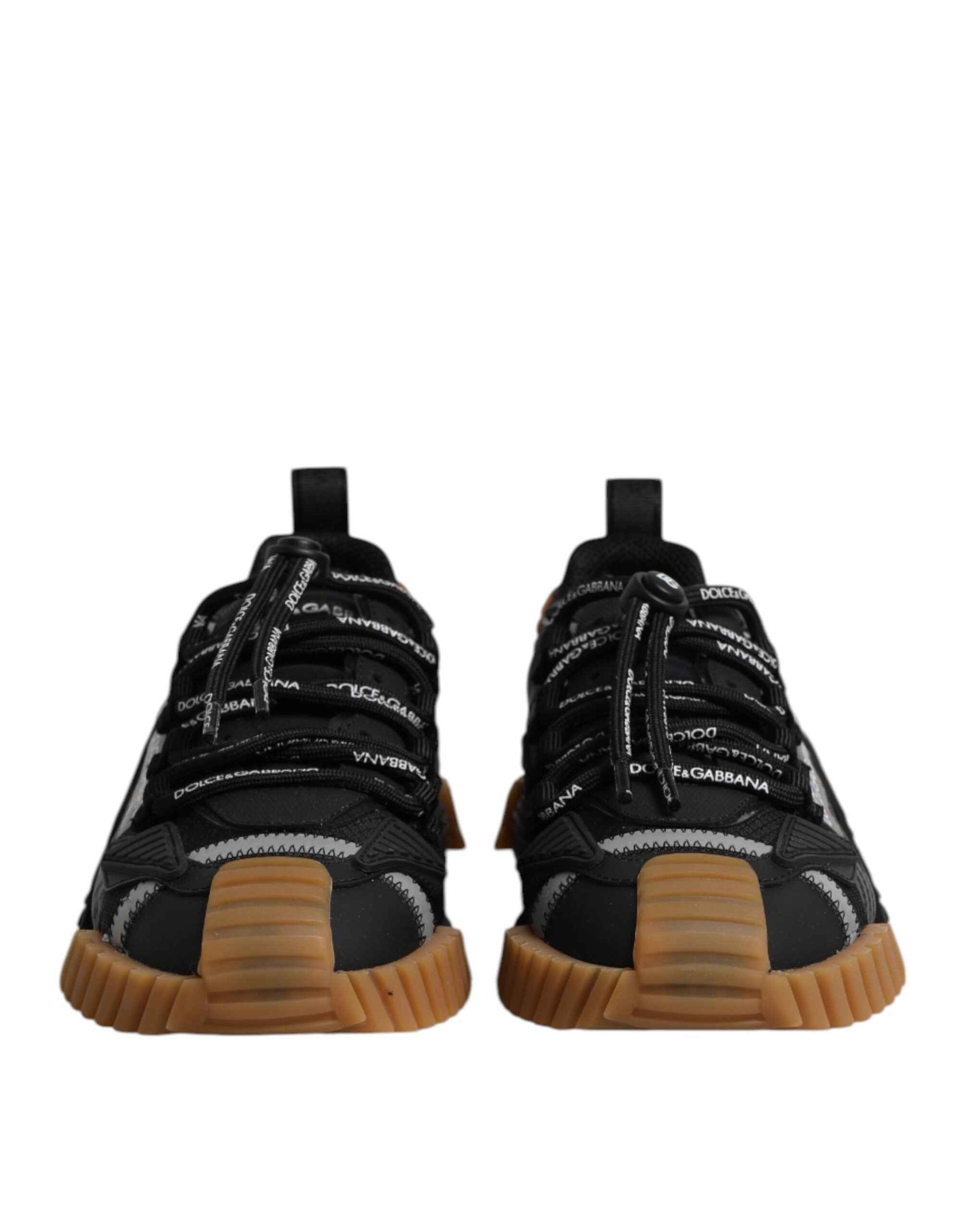Black Logo Lace Up Low Top NS1 Sneakers Shoes