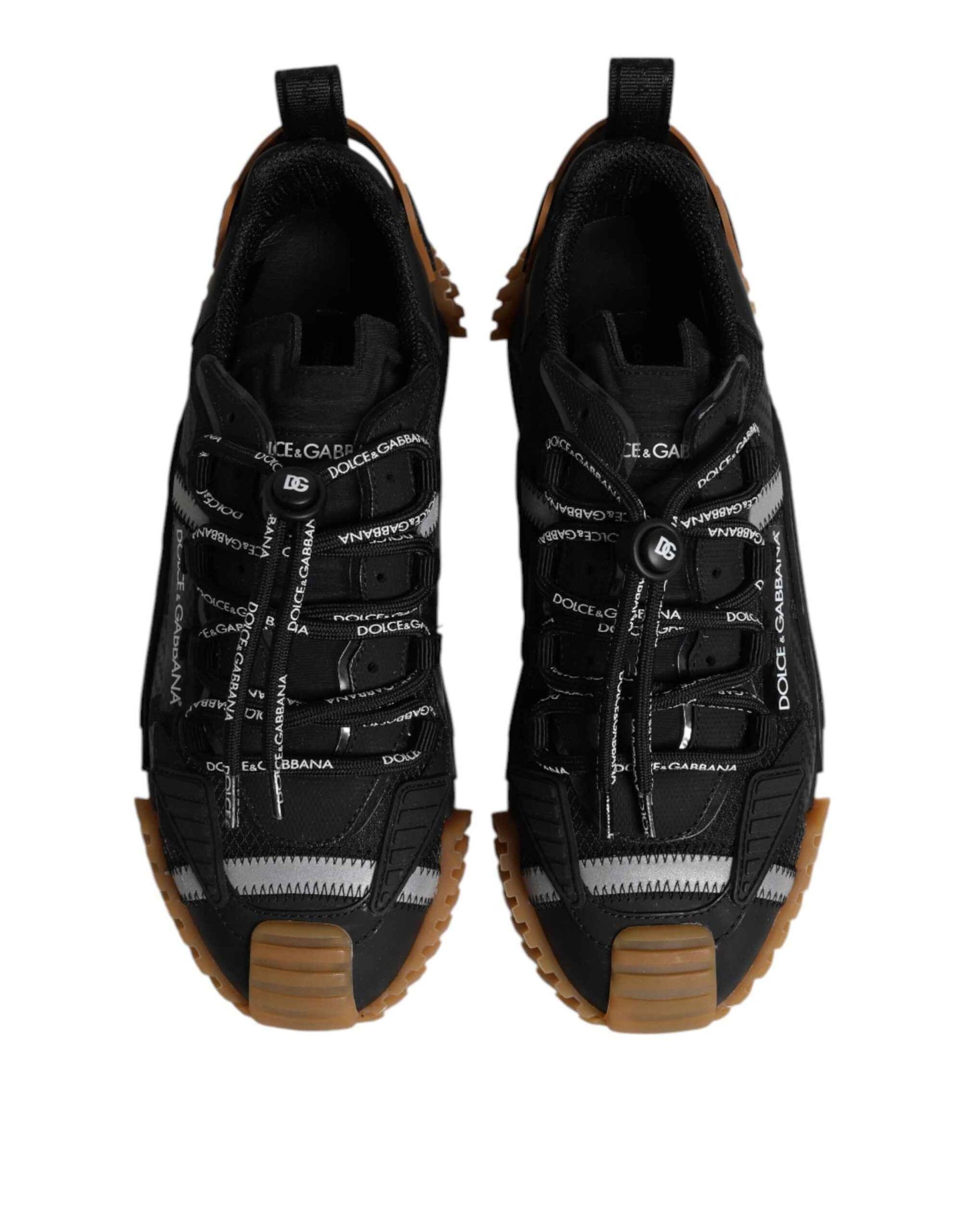 Black Logo Lace Up Low Top NS1 Sneakers Shoes