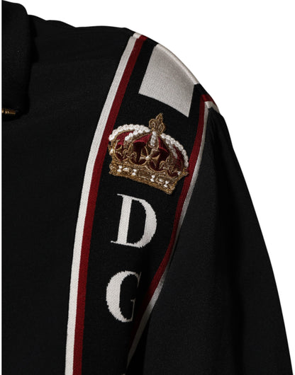 Black DG King Full Zip Sweatshirt  Sweater
