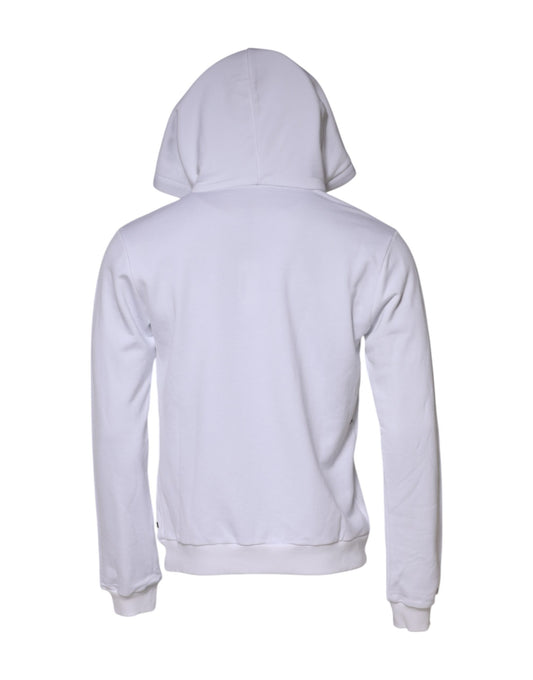 White Sacred Heart Hooded Sweatshirt Sweater
