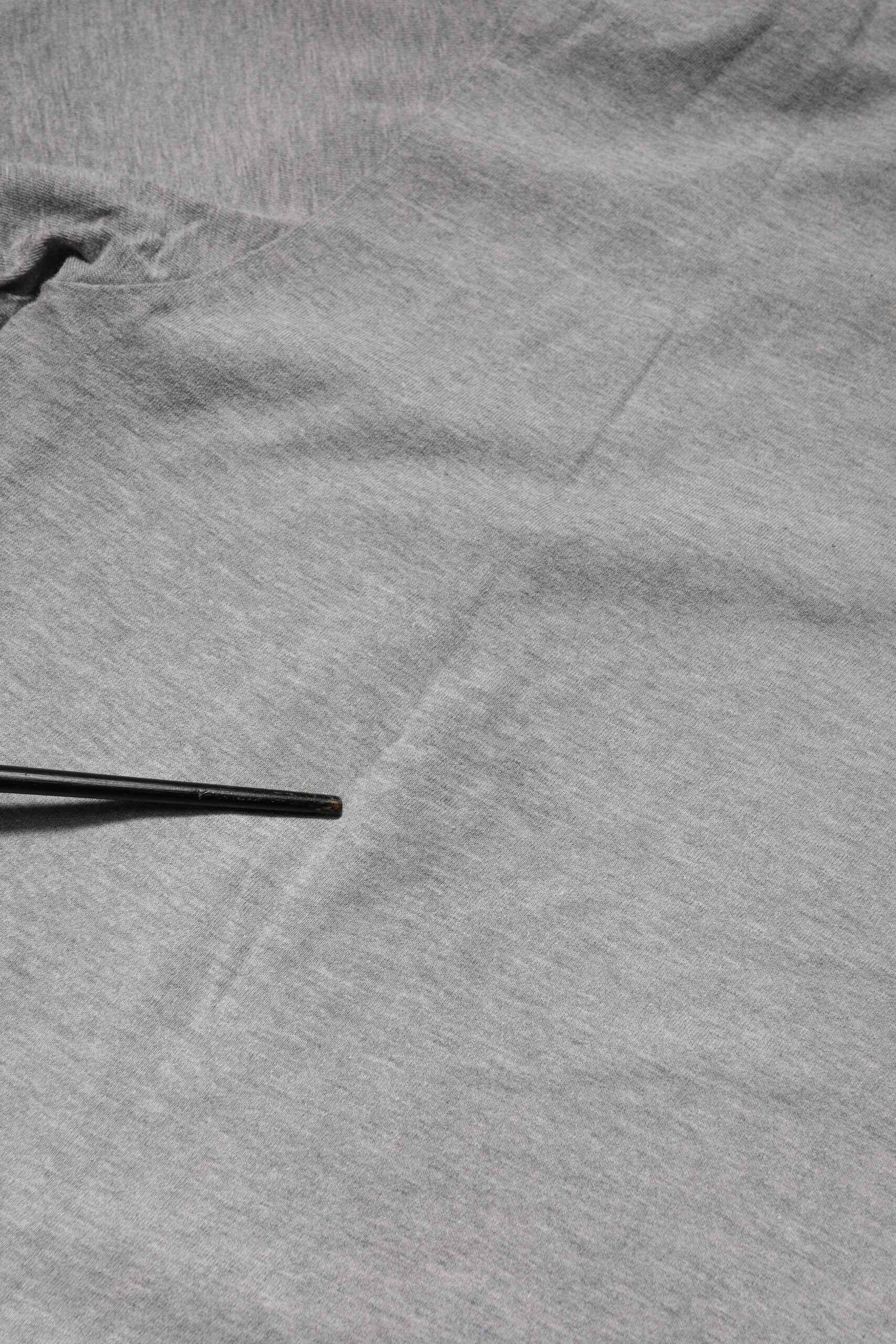 Gray DG Graphic Print Cotton Crewneck T-shirt