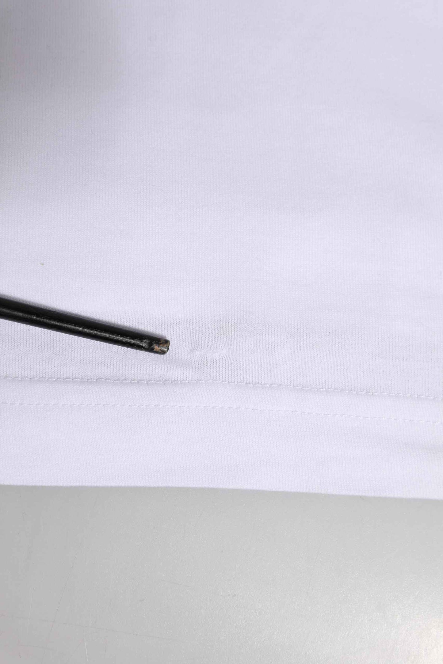 White Logo Crew Neck Short Sleeves T-shirt