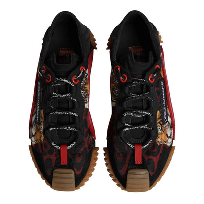 Black Logo Low Top NS1 Men Sneakers