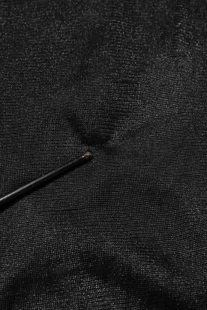Black Polyester Pullover Sweatshirt Sweater