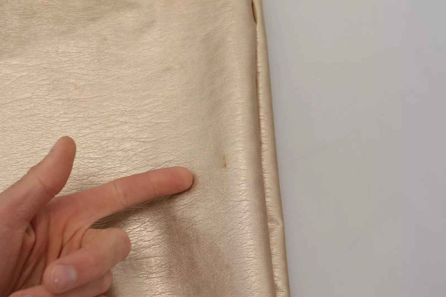 Metallic Gold Polyester StraightTrouser Pants