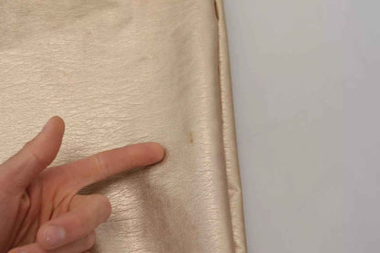 Metallic Gold Polyester StraightTrouser Pants