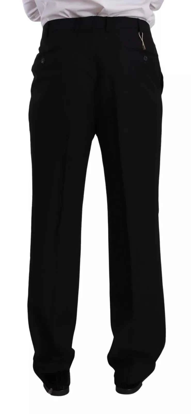 Blue Polyester Single Breasted Formal 2 Piece Suit