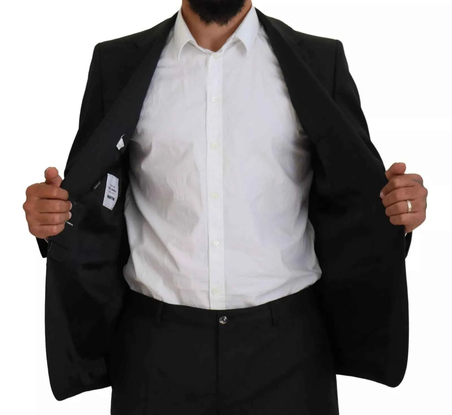 Melange Grey Wool 2 Piece MARTINI Suit