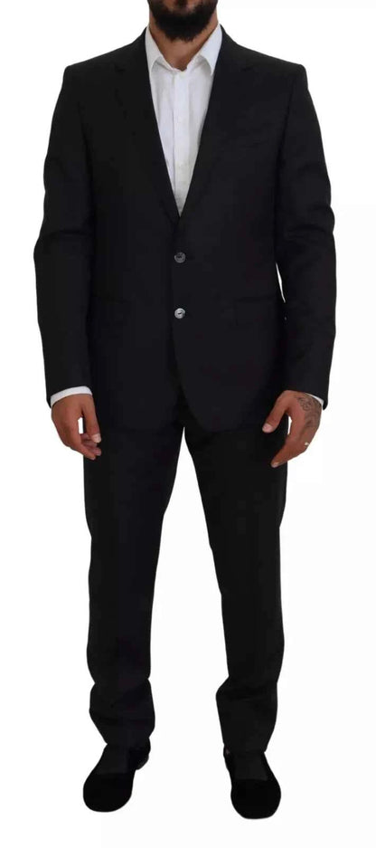 Melange Grey Wool 2 Piece MARTINI Suit