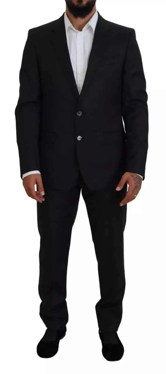 Melange Grey Wool 2 Piece MARTINI Suit