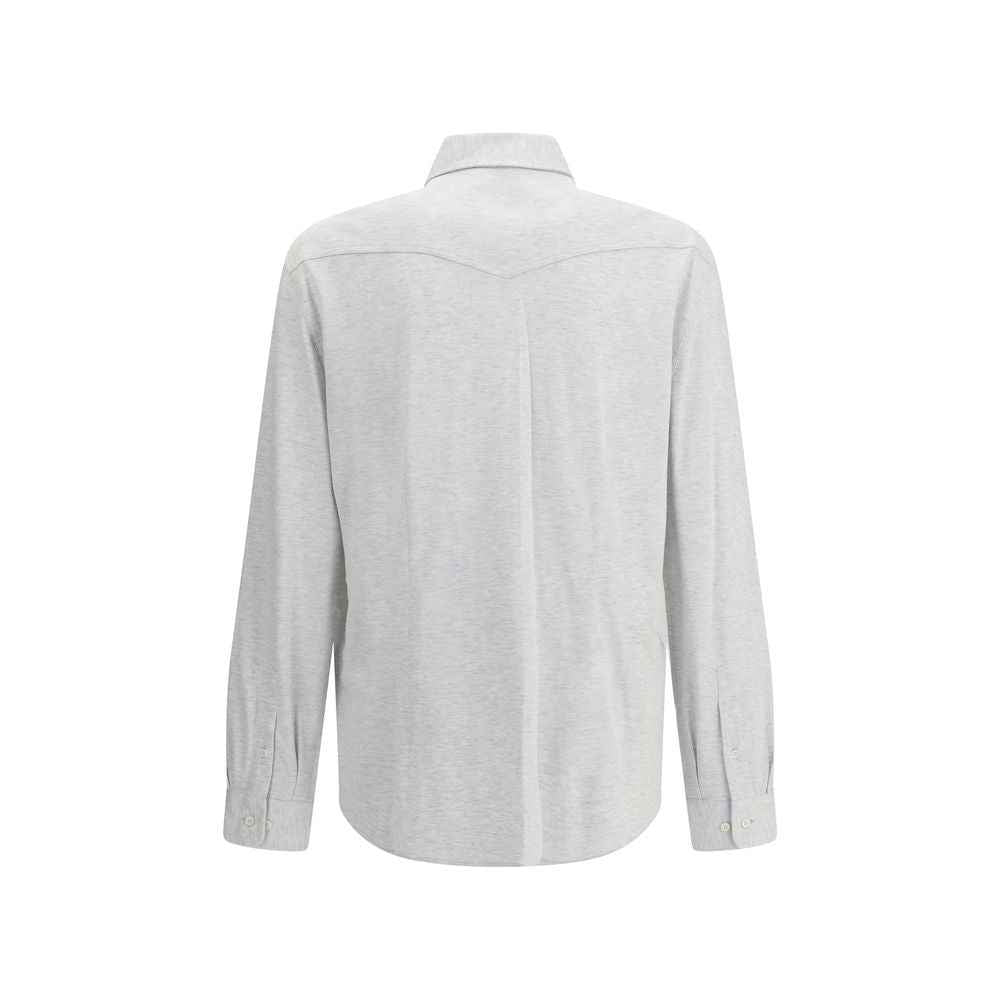 Gray Denim Shirt