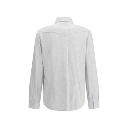 Gray Denim Shirt