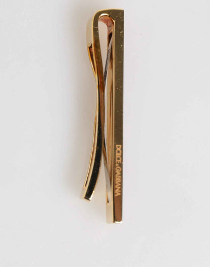 Multicolor Gold Tone Brass Men's Accessory Tie Clip Bar