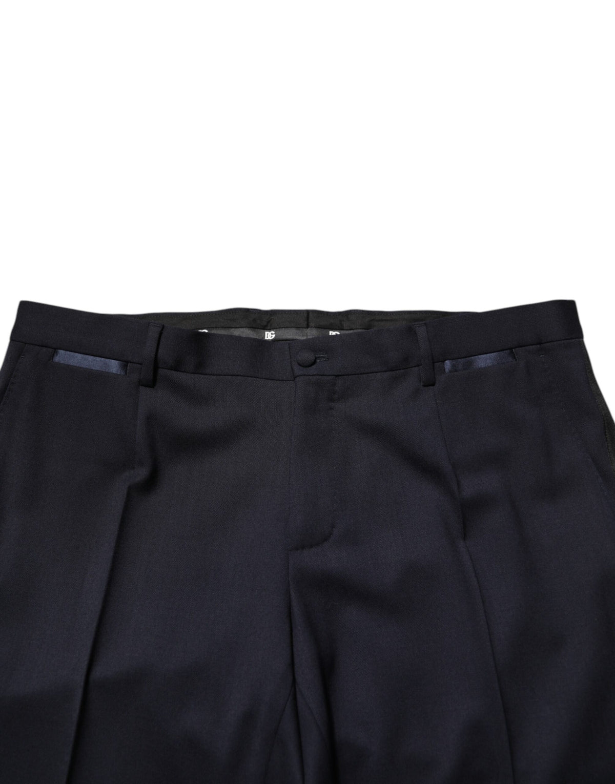 Dark Blue 3 Piece Wool Silk Blend Suit SICILIA