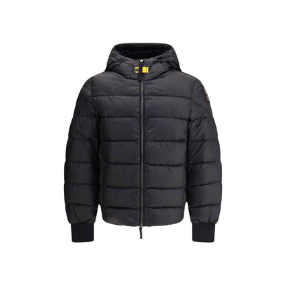 Black Polyamide Jacket Coat
