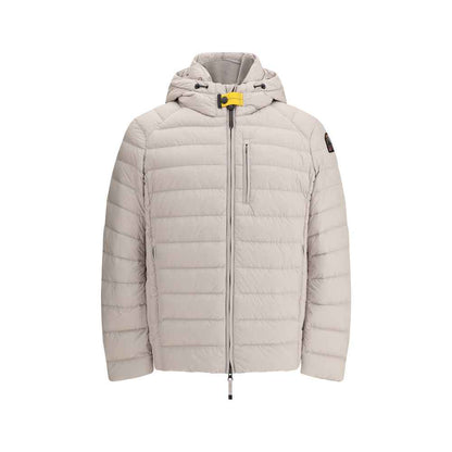 Beige Polyamide Full-Length Jacket
