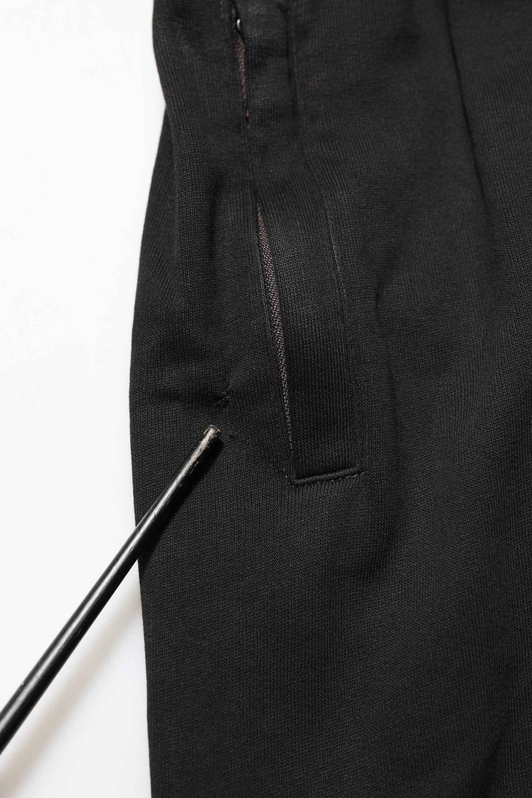 Black Cotton DG Logo Men Jogger Pants