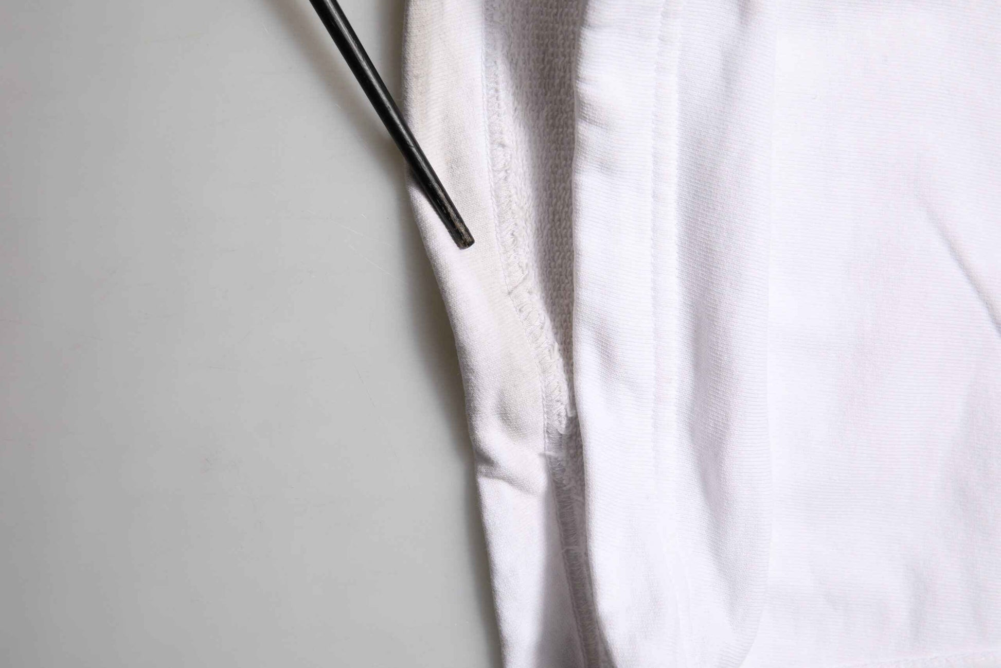 White Cotton Cargo Trousers Logo Patch Pants