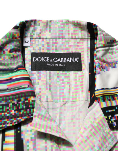Multicolor Graphic Collared Casual Shirt