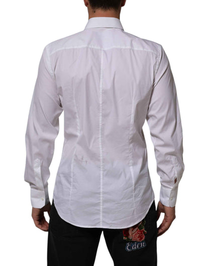 White Cotton MARTINI Formal Men Dress Shirt