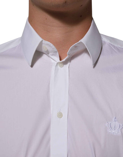 White Cotton MARTINI Formal Men Dress Shirt